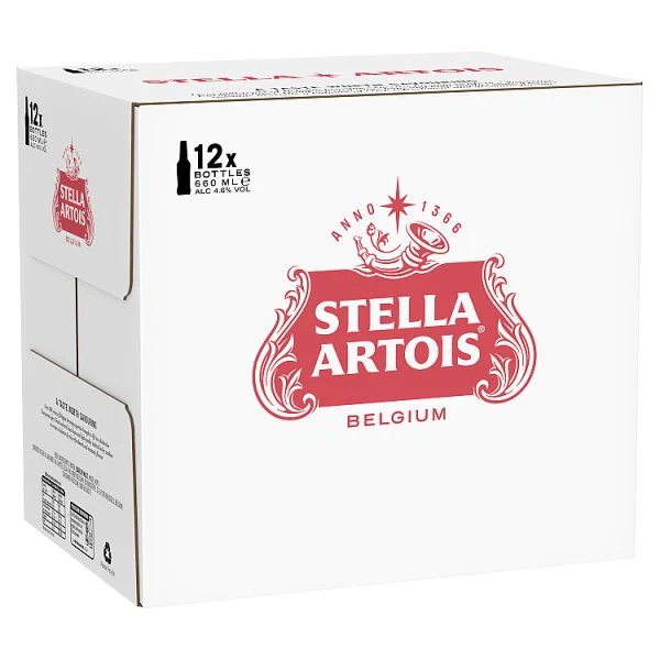 Stella Artois 12 x 284ml Bottles