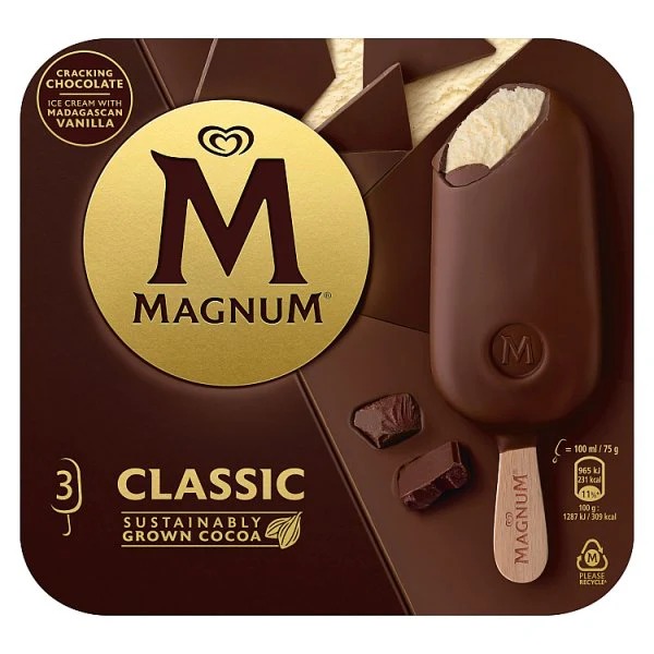 Magnum Classic Ice Cream 3 Pack