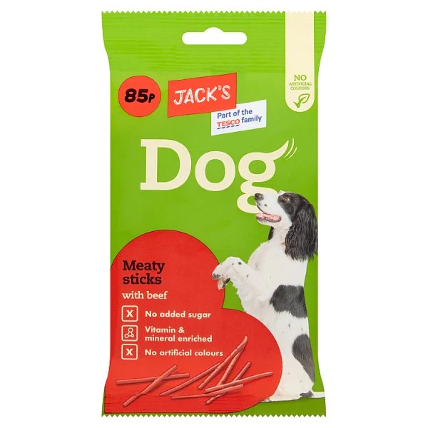 Jack's Dog Meaty Sticks with Beef